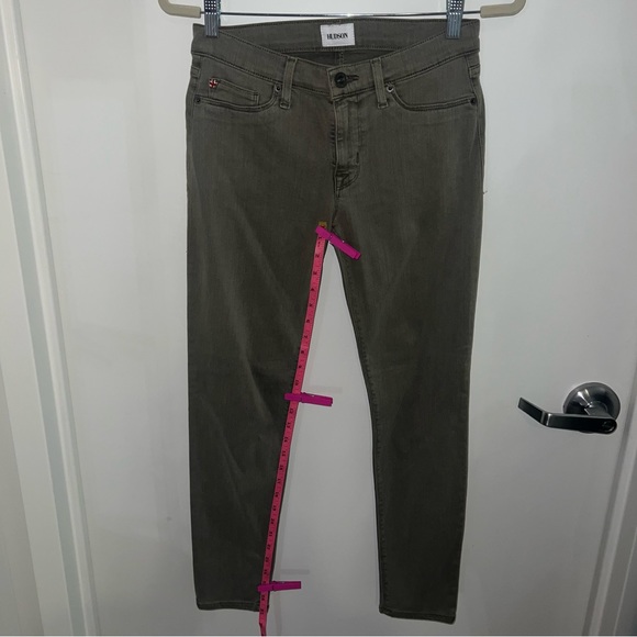Hudson NWOT Mid Rise Krista Super Skinny Jeans Green - Picture 3 of 5